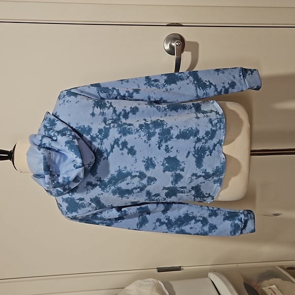 Disney Lilo & Stitch blue long sleeve hoodie STITCH Small NWT - Picture 3 of 7